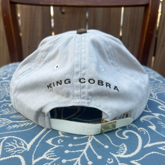 Vintage King Cobra Golf Hat with Brass Clasp - Picture 2 of 3